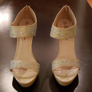 De Blossom Collection - Gold Sparkle - Size 9